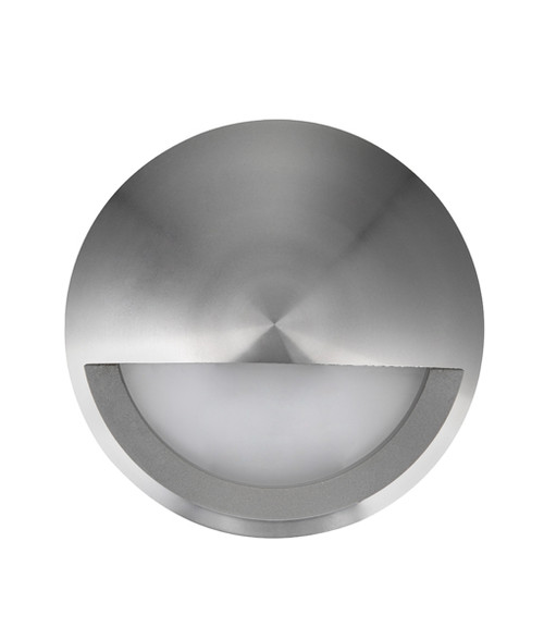 Wall Light 240V 6W 480lm IP65 3000K 98mm Titanium