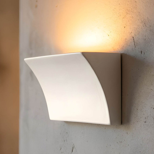 Indoor Wall Light 120W G9 350mm White Made In Italy