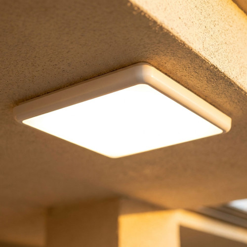 300mm Marine Grade Ceiling Light 25W 2350lm IP54 IK08 Tri Colour Square White