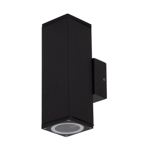 Up Down Light Vandal Resistant 12W GU10 700lm IP54 IK08 3000K 200mm Textured Black