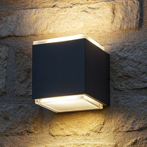 Up Down Light Vandal Resistant 20W 600lm IP65 IK08 3000K 145mm Dark Grey