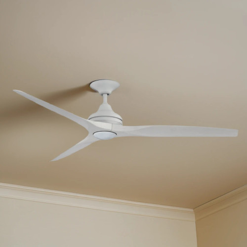 152cm 60-inch White AC Ceiling Fan With Light 3 Speed 80W