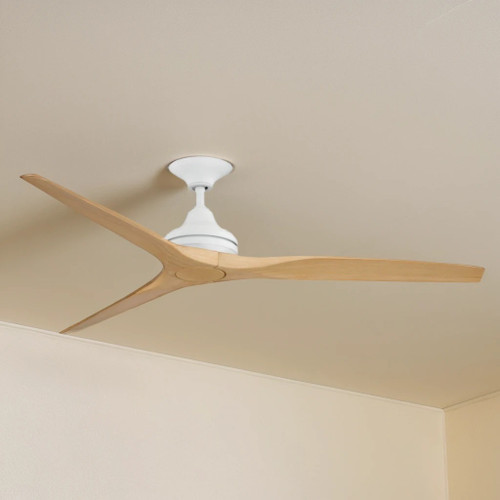 152cm 60-inch White-Natural AC Ceiling Fan 3 Speed 80W