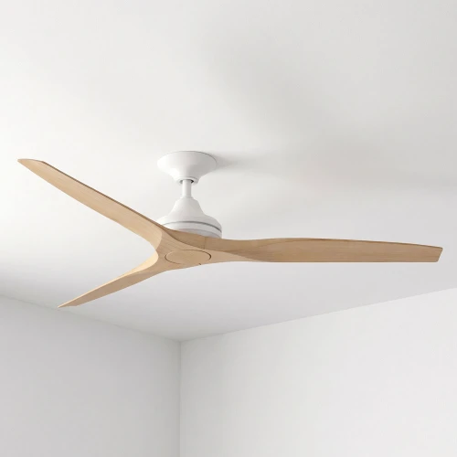 Noble 152cm 60-inch White-Natural AC Ceiling Fan 3 Speed 80W