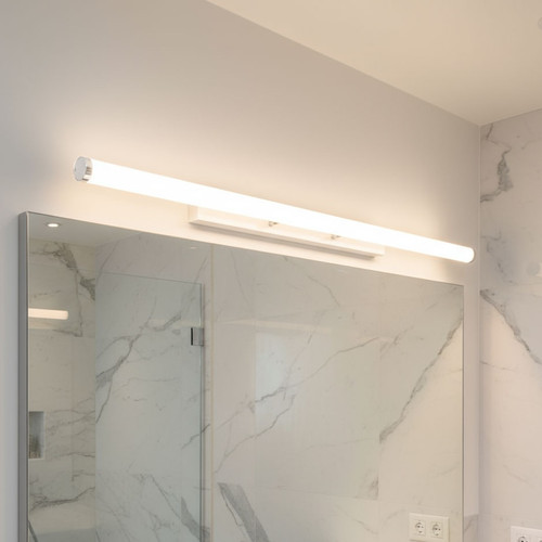 White 20W LED Vanity Light 2300lm IP40 Tri Colour 1140mm