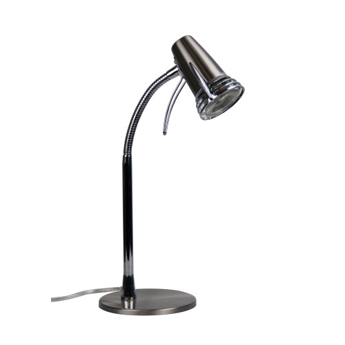 Brushed Chrome Desk Lamp 7W 400lm 4000K 360mm