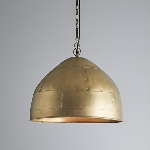 Antique Brass Pendant E27 450mm