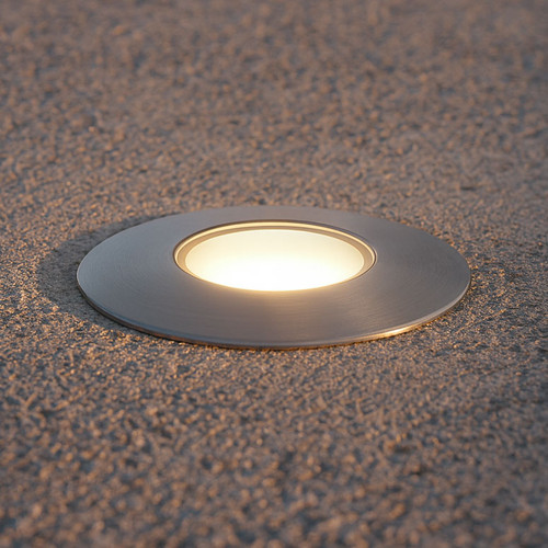 Deck Light 316 Marine Grade 12V 3W 160lm IP67 3000K 93mm Chrome