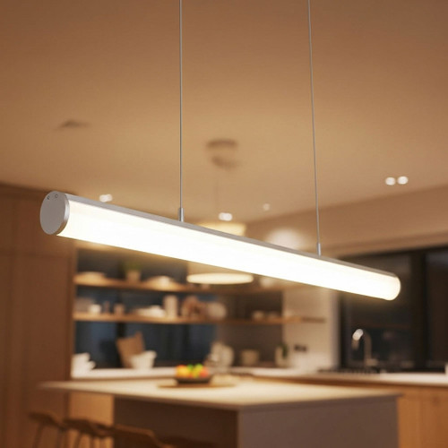 31W Suspended LED Batten 240V 2546lm IP20 4000K 1.7m Anodized Aluminium