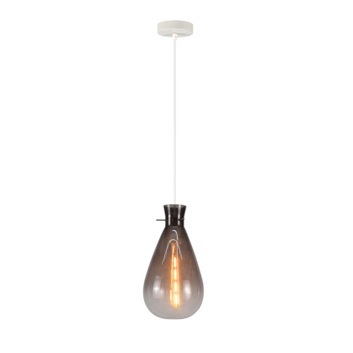 Grey Pendant E27 60W 180mm