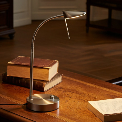 Satin Chrome Lamp LED 7W 550lm 3000K 520mm