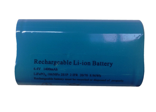 Replacement Rechargeable Battery For Solar Light 6.4V 1400mAh