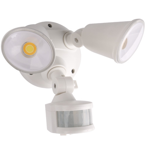 Security Light With Sensor 20W 2000lm IP54 Tri Colour 170mm White