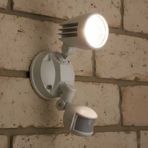 Security Light With Sensor 15W 1250lm IP54 Tri Colour 226mm White