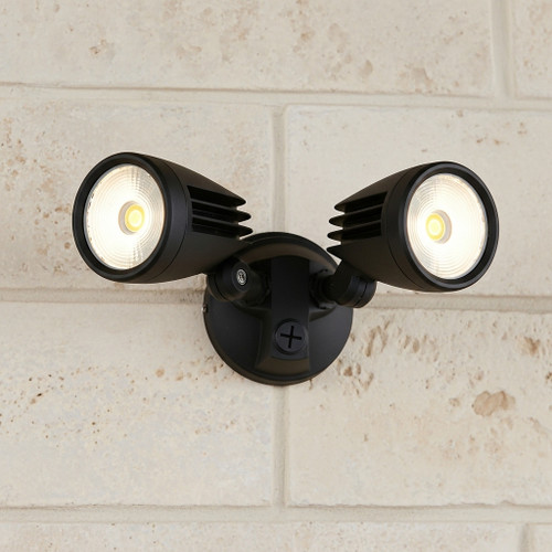 Security Light 30W 2500lm IP54 Tri Colour 132mm Matte Black