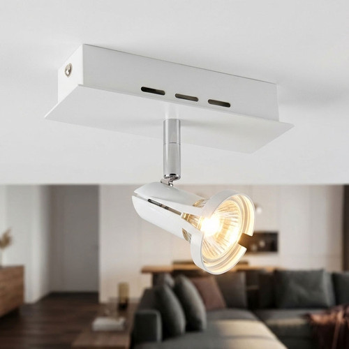 1 Light Spotlight 12V MR16 50W 180mm Matte White