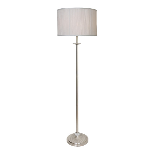 Tiu Floor Lamp E27 60W 1580mm White and Antique Silver