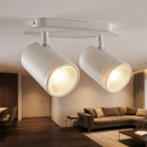 2 Light Spotlight 10W 800lm 4000K 320mm White