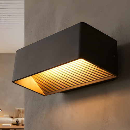 Matte Black Sconce 10W 500lm IP20 3000K 200mm