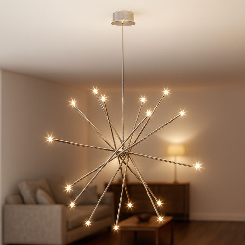 Chrome Pendant G4 200W 2000lm 3000K 270mm