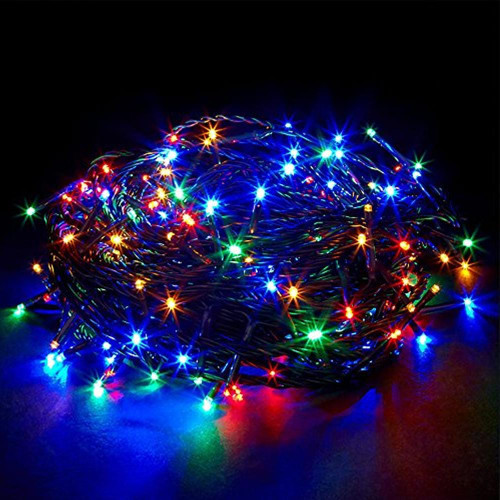 Solar String Lights 20m Coloured RGB