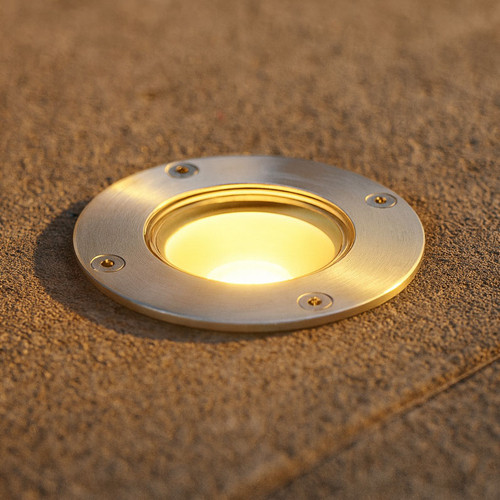 5.5W 316 Marine Grade Stainless Steel LED Up Light Waterproof IP68 3000K 12V