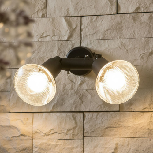 Automatic Twin E27 PAR38 Flood Light