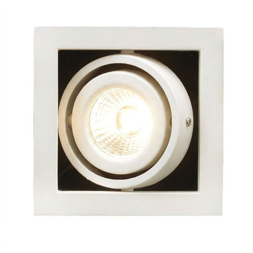 Downlight Single White Framed Gimble 6W LED 640lm Dimmable Double Insulated