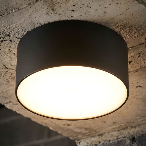 12W Surface Mount Dimmable LED Downlight in Black