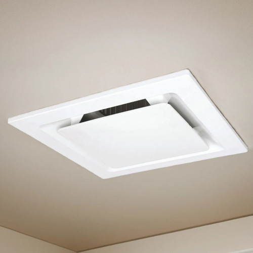 White Classic Large Square Exhaust Fan
