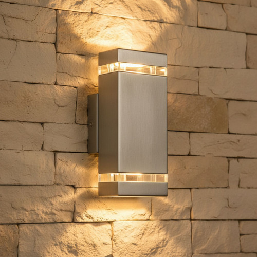 Highlined UpDown Wall Light Stainless Steel