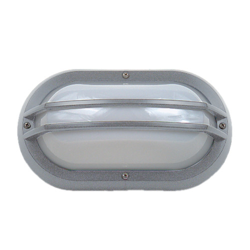 Double Bumper Grey Bulkhead Light IP55 IK10 E27