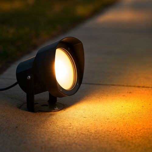 Black PAR38 Spotlight IP66 240V