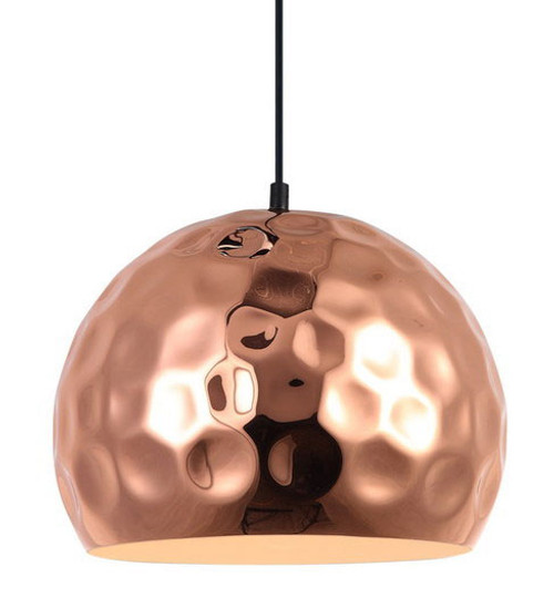 Copper Pendant Industrial Round Shape Adjustable Cord