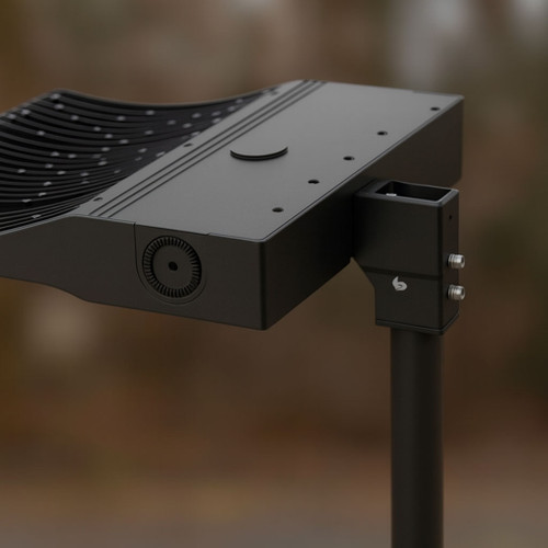 Straight Arm Mount For Square Pole - 450W Tennis Light