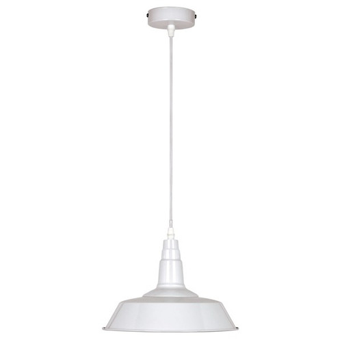 Industrial Designed Pendant Light In White E27 60W