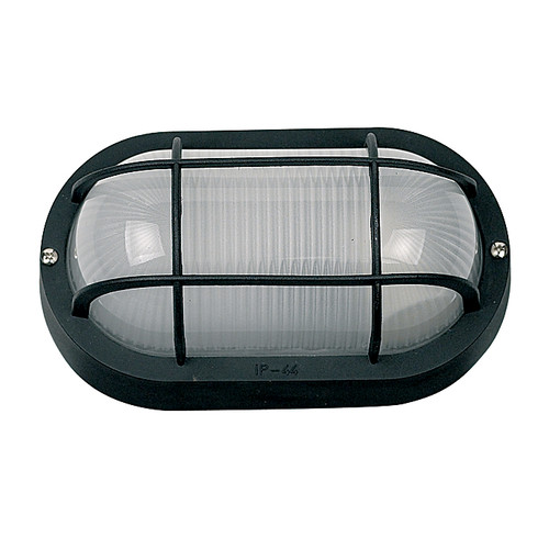 Ovoid Black Bumper Nylon Bulkhead Light