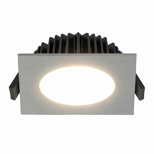 Chrome Aluminium LED Downlight IP44 830lm 10W
