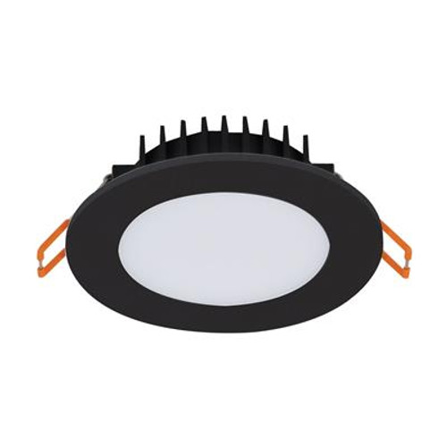 Black LED Tri-colour Dimmable Downlight IP54 10W
