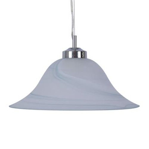 Blue Alabaster Glass Shade Pendant Light E27