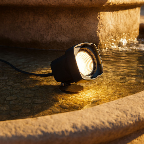 MR16 Pond Light In Black IP67 12V 20W
