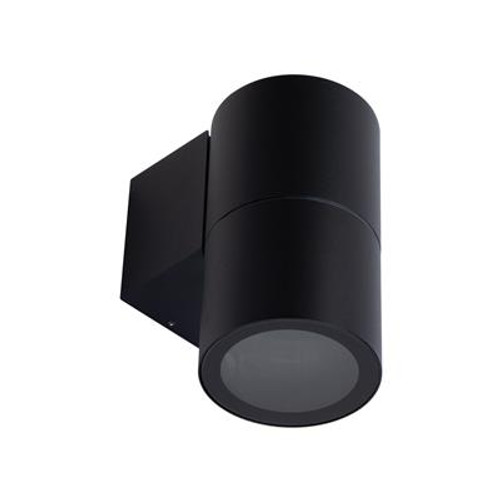 Cylindrical Wall Light In Black IP65 E27 PAR30