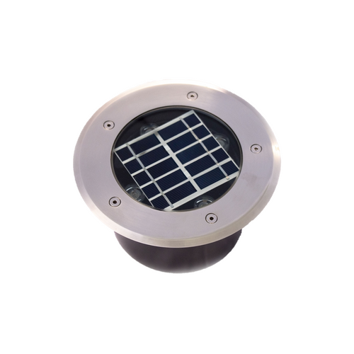 Warm White LED Solar Step Light Stainless Steel IP65 360lm