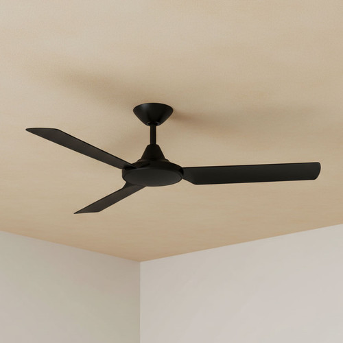 122cm 48-Inch Matte-Black DC Ceiling Fan 9 Speed Remote 26W