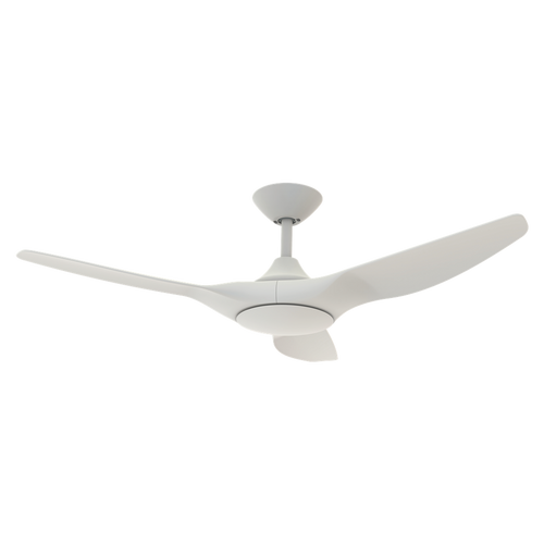 Minimalist 3 Blade 48 Inch Ceiling Fan In White 25W