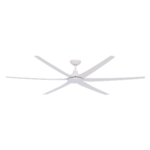 White 6 Blade 80 Inch Ceiling Fan 55W