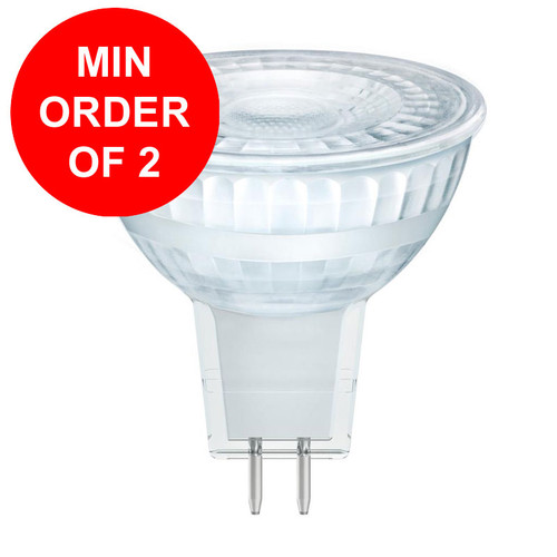 Dimmable Glass LED MR16 Globe 4.7W 5000K