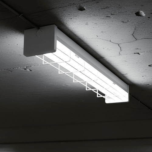 Emergency Batten Light 620mm Wire Guard Industrial Grade Maintained/Non-Maintained