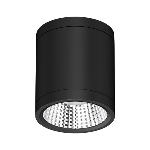 Cylindrical LED Surface Mounted Downlight Tri-Colour Black IP65 1200lm 13W