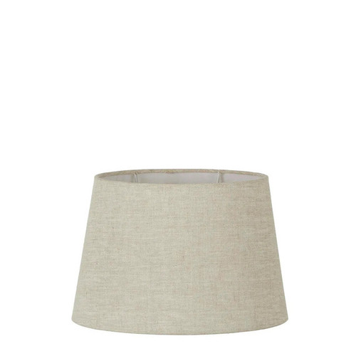 Oval Lamp Shade Natural Linen European Fitting 25cmx14cmx18cm